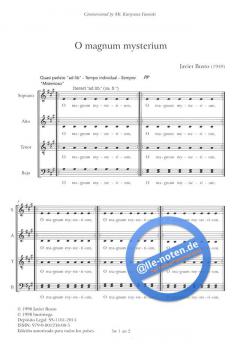 O magnum mysterium (Javier Busto) 
