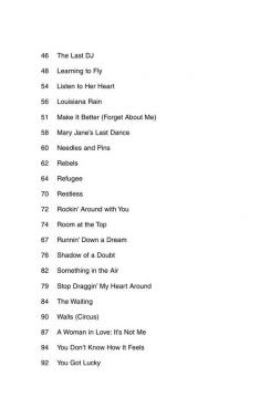 Tom Petty - Guitar Chord Songbook von T. Petty 