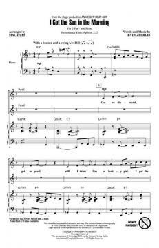 I Got The Sun In The Morning (Irving Berlin) 