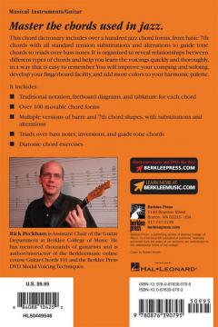 Berklee Jazz Guitar Chord Dictionary von Rick Peckham 
