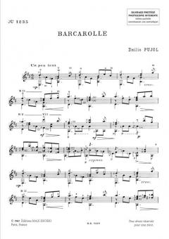 Barcarolle von Emilio Pujol 