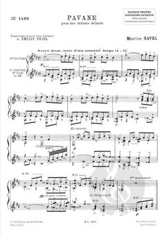 Pavane pour une Infante défunte von Maurice Ravel 