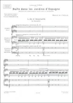 Noches en los Jardines de Espana von Manuel de Falla für 2 Klaviere im Alle Noten Shop kaufen