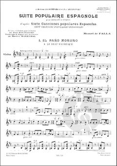 Suite Populaire Espagnole von Manuel de Falla 