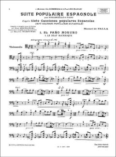 Suite Populaire Espagnole von Manuel de Falla 