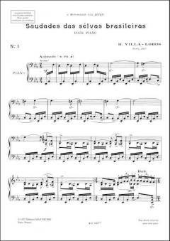 Saudades das sélvas brasileiras von Hector Villa-Lobos 