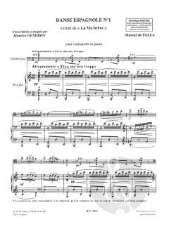 Danse Espagnol Nr. 1 von Manuel de Falla 