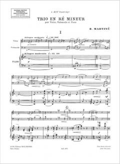 Trio d-Moll (Bohuslav Martinu) 