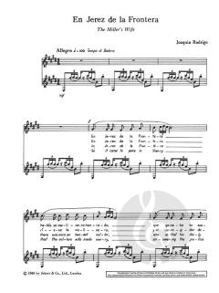 Tres canciones españolas von Joaquin Rodrigo 