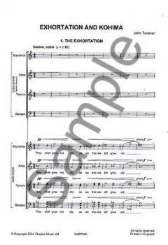 Exhortation And Kohima (John Tavener) 