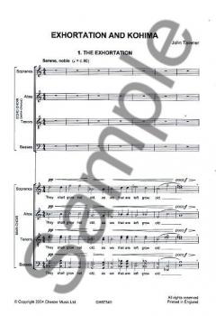 Exhortation And Kohima (John Tavener) 