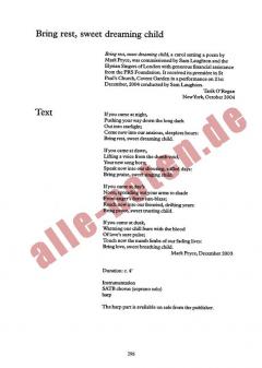 Bring Rest, Sweet Dreaming Child von Tarik O'Regan 