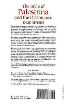 The Style Of Palestrina And The Dissonance (Giovanni Pierluigi da Palestrina) 
