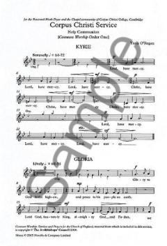 Corpus Christi Service von Tarik O'Regan 