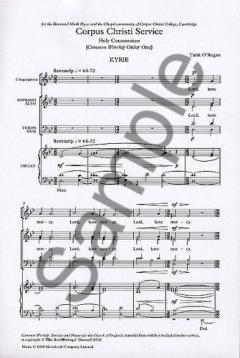Corpus Christi Service von Tarik O'Regan 