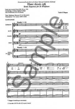 Haec Deum Celi von Tarik O'Regan 