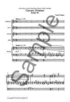 Cantate Domino von Tarik O'Regan 