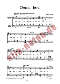Dormi, Jesu! von Hywel Davies 