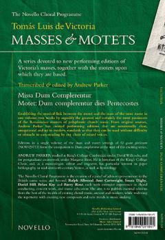Masses And Motets - Missa Dum Complerentur von Tomás Luis de Victoria 