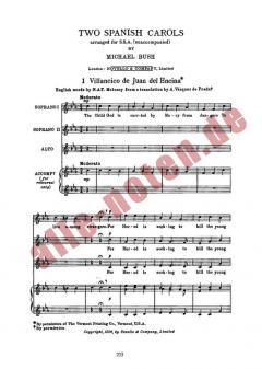 Two Spanish Carols 