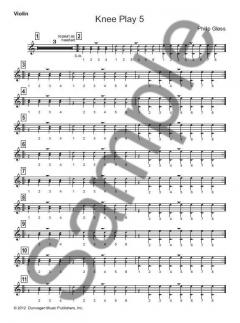Knee Play 5 (Einstein On The Beach) Violin Part 