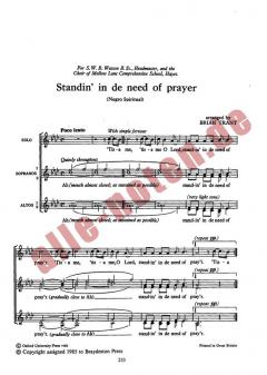 Standin' In de Need Of Prayer 