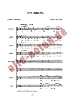 Tres Amores von Patrick Hawes 