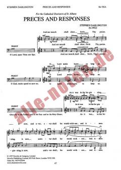 Preces And Responses von Stephen Darlington 