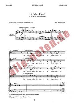 Birthday Carol von Alan Bullard 