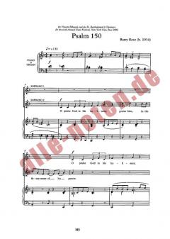 Psalm 150 von Barry Rose 