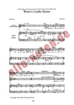 Watt's Cradle Hymn von Barry Rose 