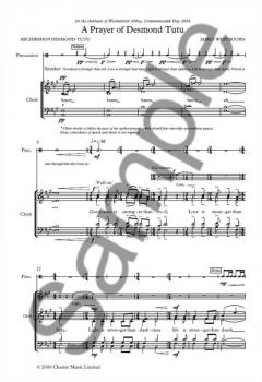 A Prayer Of Desmond Tutu (James Whitbourn) 