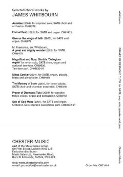 A Prayer Of Desmond Tutu (James Whitbourn) 