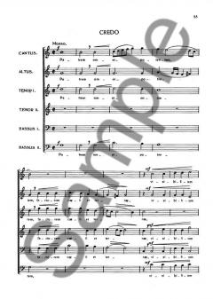 Credo de La Misa 'Papae Marcelli' For VM (Giovanni Pierluigi da Palestrina) 