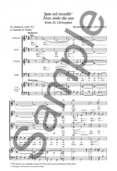 Now Sinks The Sun von Horatio Parker 