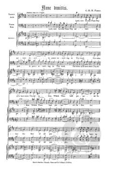 Magnificat And Nunc Dimittis In D von Charles Hubert Parry 