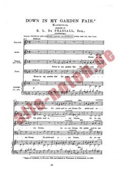 Down In My Garden Fair von Robert Pearsall 