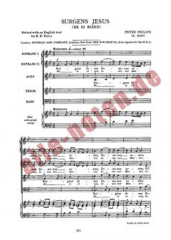 Surgens Jesus von Peter Philips 