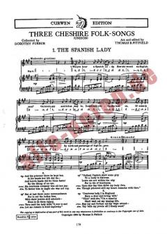 Pitfield, T Three Cheshire Folk-Songs Unison 