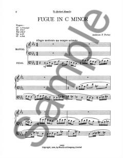 Fugue in C Minor for Organ 