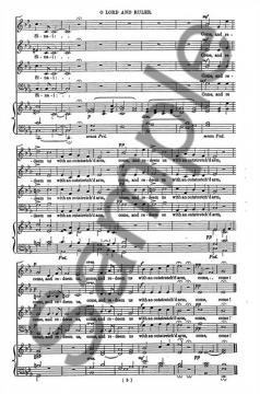 O Lord And Ruler von John Stainer 