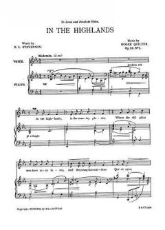 Two Songs No.2 In C von Roger Quilter 