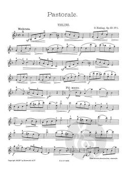 Pastorale Op. 23 No. 1 von Oskar Rieding 