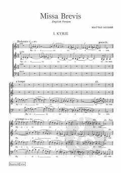 Missa Brevis (English) (Matyas Seiber) 