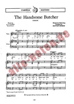 Seiber, M The Handsome Butcher Unison 