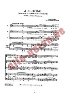 Shaw, M. A Blessing SAB 