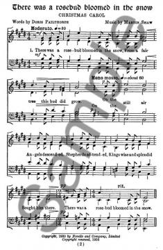 There Was A Rosebud Bloomed In The Snow von Martin Shaw 