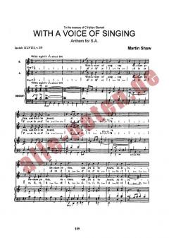 With A Voice Of Singing (Martin Shaw) 