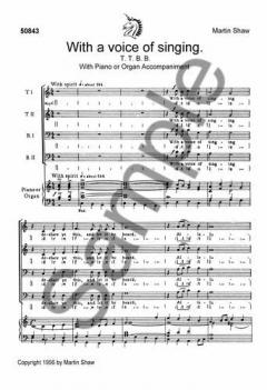 With A Voice Of Singing (Martin Shaw) 
