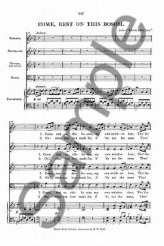 Come, Rest In This Bosom 